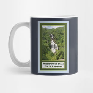 Vintage Travel Whitewater Falls Mug